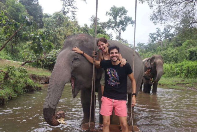 Chiang Mai: Elephant Sanctuary & Waterfall Group Tour - Getting to the Elephant Sanctuary