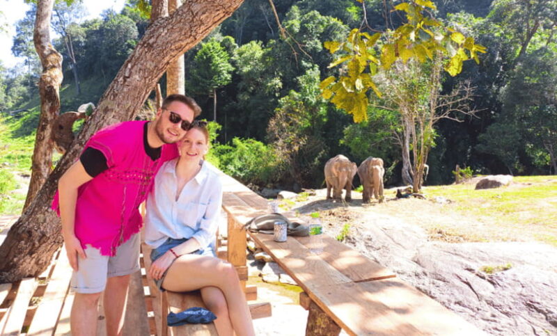 Chiang Mai: Ethical Half Day Elephant Sanctuary & Waterfall - Relaxing at the Waterfall