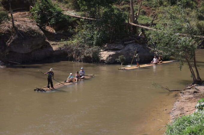 Chiang Mai: Half-Day Elephant Sanctuary & Bamboo Rafting - Bamboo Rafting on the Wang River