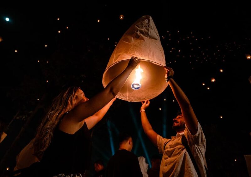 Chiang Mai: Heaven Lantern Festival Ticket With Dinner - Transportation Details