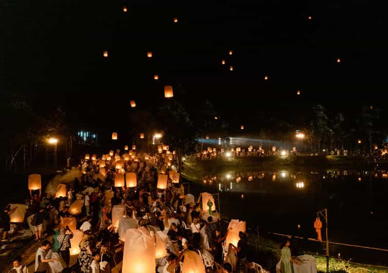 Chiang Mai: Heaven Lantern Festival Ticket With Dinner - Festival Inclusions