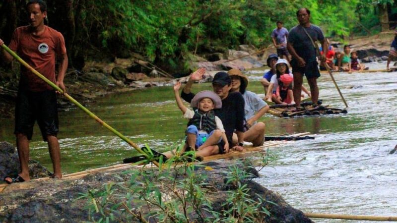 Chiang Mai: Living Green Elephant Sanctuary & Bamboo Rafting - Bamboo Rafting Adventure