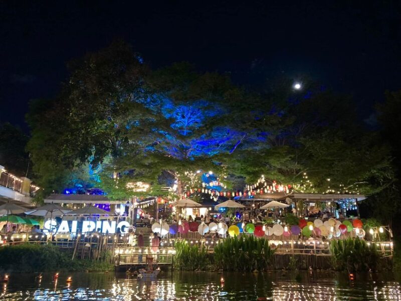 Chiang Mai: Ping River Night Kayaking Into City Center - City Skyline and Riverside