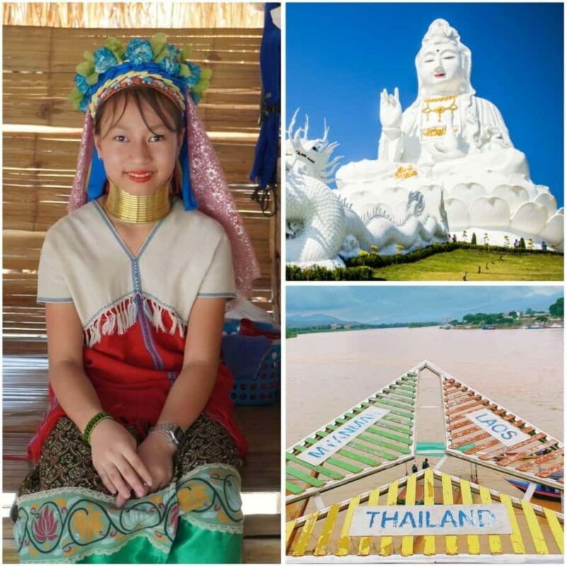 Chiang Mai: Red Temple Golden Triangle Boat Trip Free Lunch - Key Points