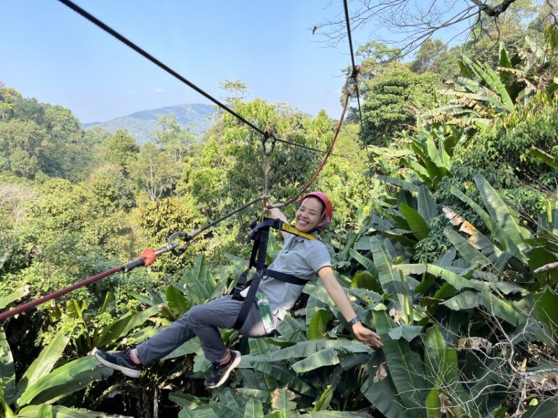 Chiang Mai: Sky Hawk Zip Lining With Transfer & Buffet Lunch - Participant Restrictions