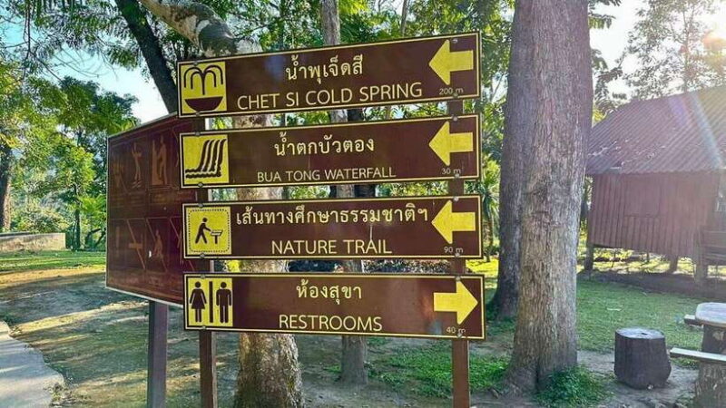 Chiang Mai: Sticky Waterfall, Chet Si Fountain Park Transfer - Transportation and Pickup Details