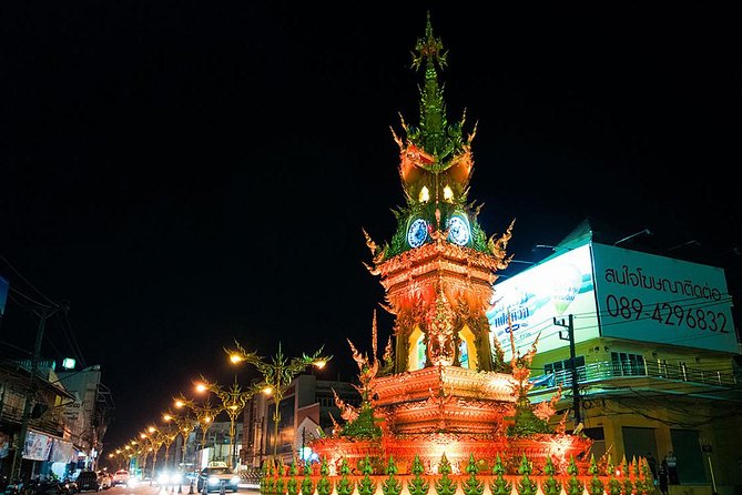 Chiang Rai Food & Night Market Walking Tour With Local Host - Clock Tower Chiang Rai