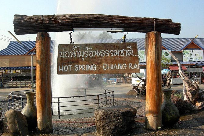 Chiang Rai in a Day: Hot Spring,White Temple,Golden Triangle,Yao&Akha Hilltribe - Stopping at a Hot Spring