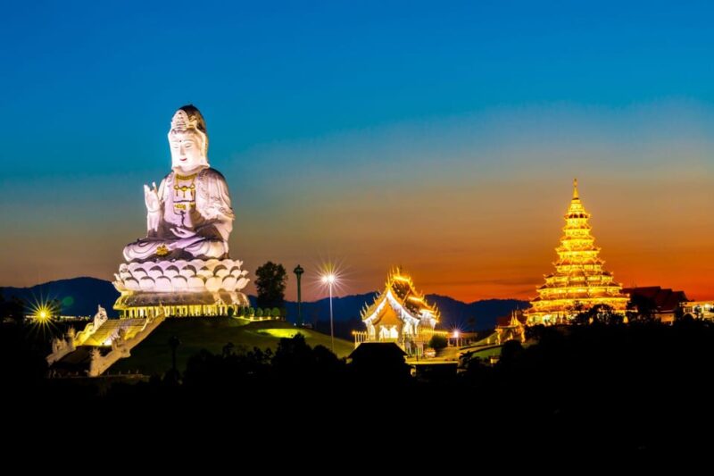 Chiang Rai Temples Tour:White & Blue & Red Temples - Visiting Mae Kachan Hot Spring