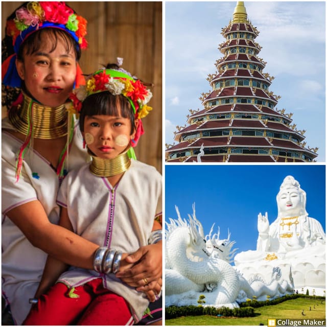 Chiang Rai: White, Blue, Red Temples, Long Neck Tour - Exploring the White Temple