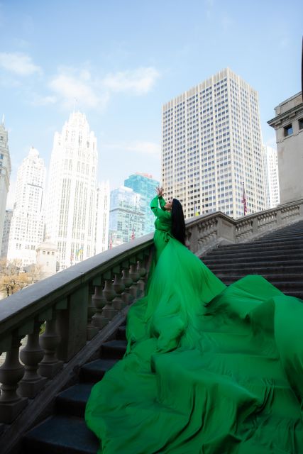 Chicago: Luxury Private Flying Dress Photoshoot 2 Locations - Customer Experience and Reviews