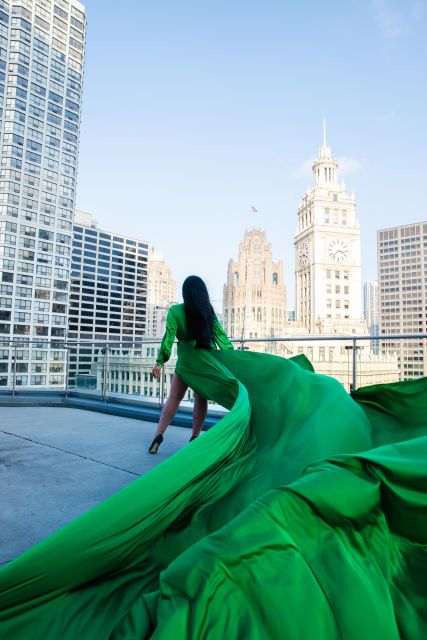 Chicago: Luxury Private Flying Dress Photoshoot 2 Locations - Frequently Asked Questions