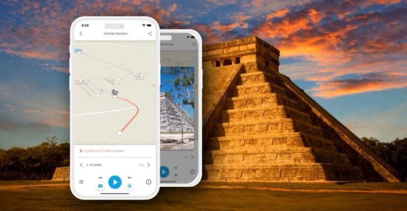Chichen Itza Audioguide Mobile App in French (No Ticket) - Audio Guide Features