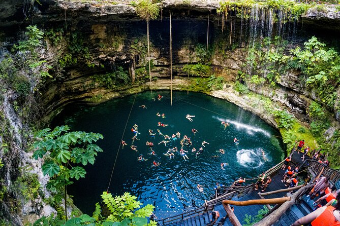Chichen Itza, Cenote and Valladolid With Lunch and Transportation. - Visiting the Sacred Cenote