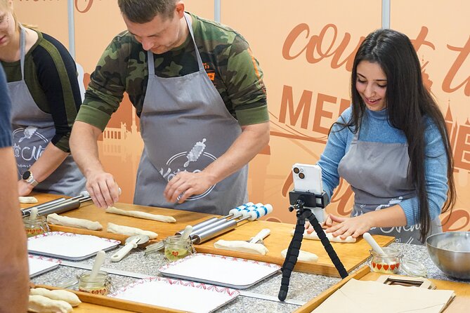 Chimney Cake Workshop Budapest Downtown - Kürtőskalács Class - Preparing the Dough and Shaping