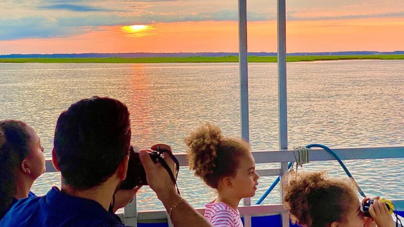 Chincoteague: Assateague Island Sunset Boat Cruise - Included Features and Meeting Point