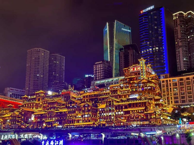 Chongqing: 50mins Night Yangzte Cruise update VIP class - Commentary and Onboard Experience
