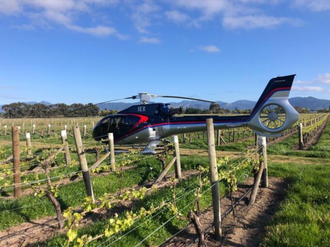 Christchurch: Canterbury Winery Heli Lunch - Dining Experience