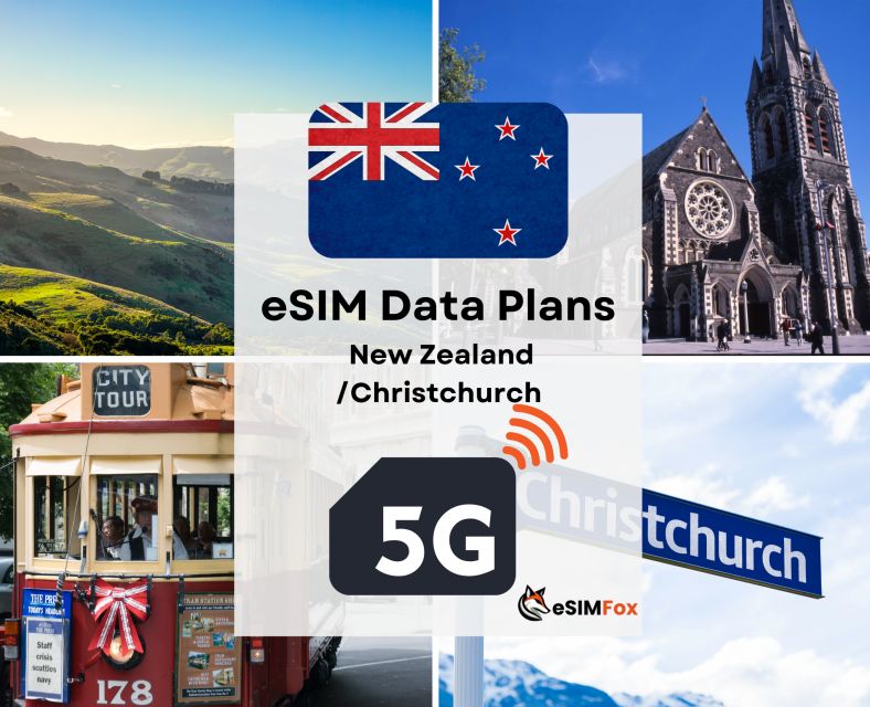 Christchurch :Esim Internet Data Plan High-Speed 4g/5g - Device Compatibility