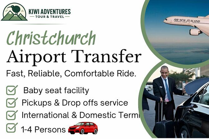 Christchurch INTL Airport Car Transfer to City max 4 persons - The Practicalities of the Christchurch Airport Transfer
