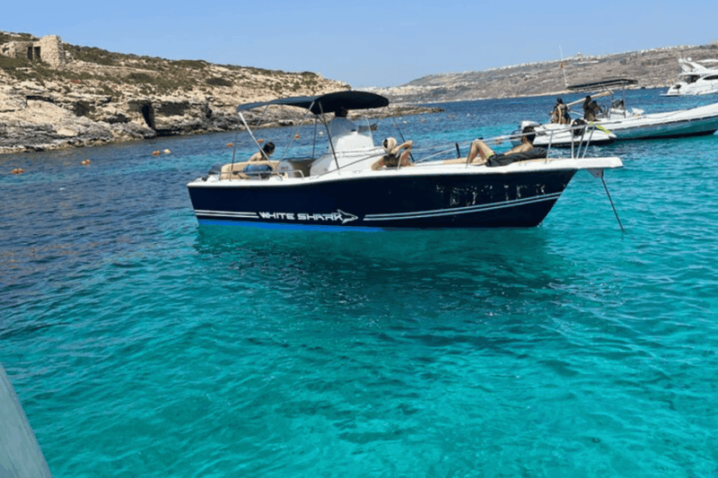 Cirkewwa/Mgarr: Blue and Crystal Lagoon Private Boat Charter - Included Activities