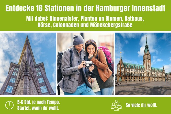 City Game Scavenger Hunt Hamburg City Center - Independent City Tour - Tour Inclusions and Logistics