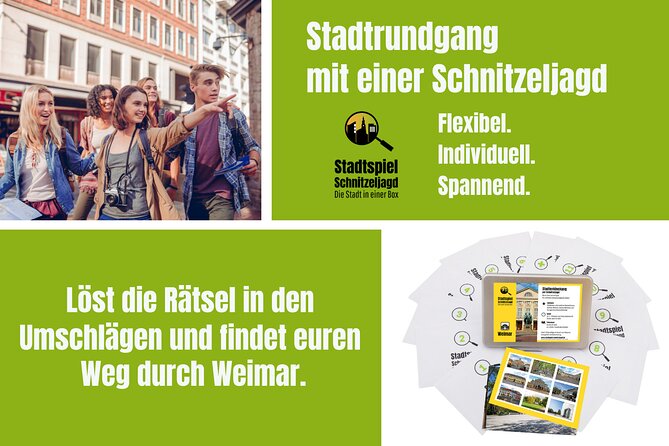 City Game Scavenger Hunt Weimar - Independent City Tour | Discovery Tour - Inclusions