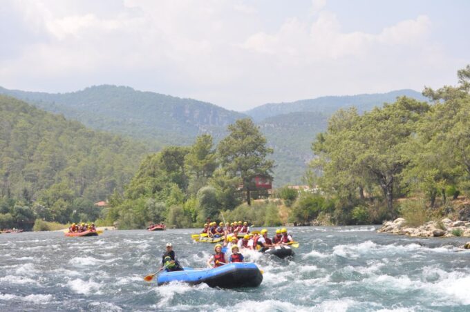 City of Side/Alanya: Koprulu Canyon Rafting Tour With Lunch - Rafting Route and Duration