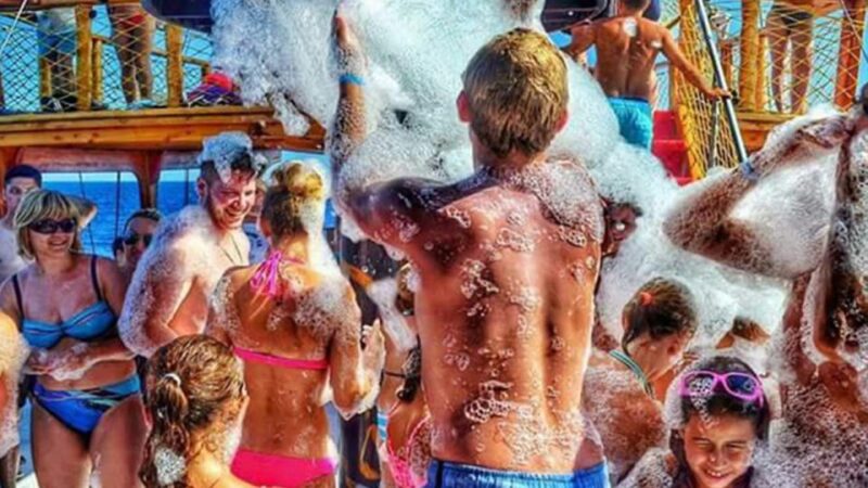 City of Side: Dolphin Island Boat Tour With BBQ & Foam Party - Pickup Information