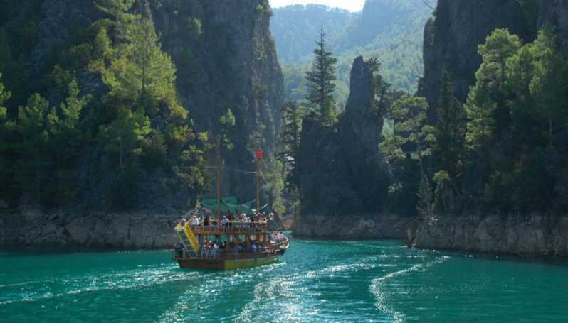 City of Side: Green Canyon Boat Trip W/Unlimited Soft Drinks - Key Points