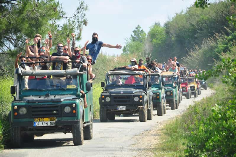 City of Side: Jeep Safari & Green Lake Boat Trip With Lunch - Key Points