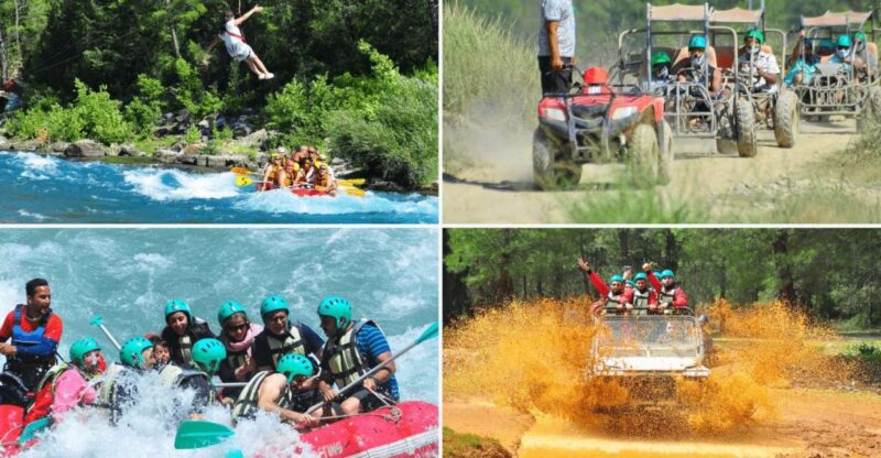 City of Side: Rafting, Zipline, Jeep, Buggy and Quad Combo - Pricing and Booking