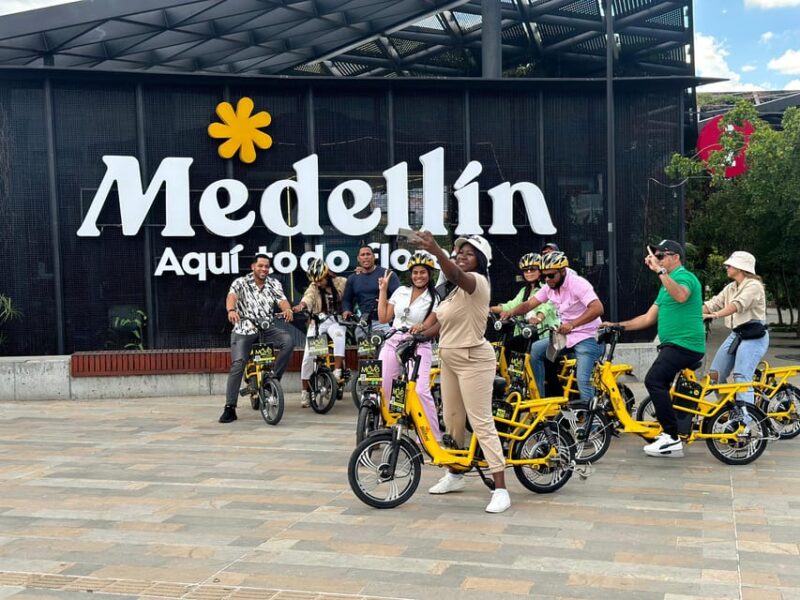 City Tour Express One Hour and a Half Medellín Electric Bicycle - Tour Route