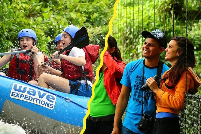 Class II-III Rafting and Hanging Bridges From La Fortuna - Traversing the Hanging Bridges