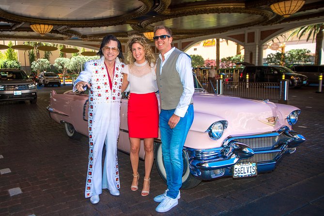 Classic Cadillac 3 Hour Tour With Elvis - Champagne and Photographs