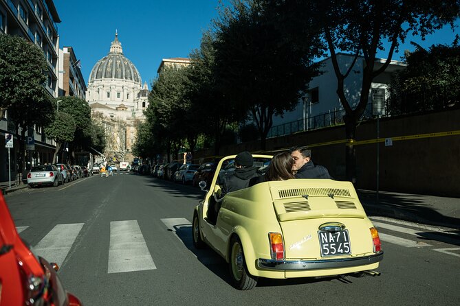 Classic Elegance: Vintage Fiat 500 Cabriolet Rome Tour - Unique Photographic Opportunities