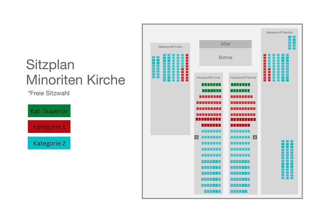 Classical Concerts in the Minorite Church - Vienna - Booking Information