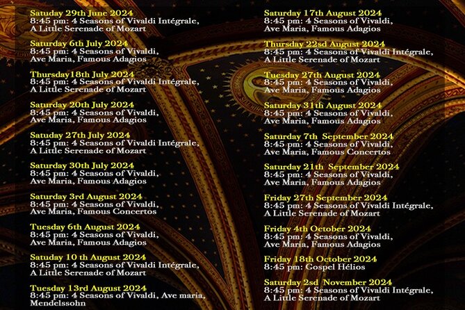 Classical Music Concert Saint Germain Des Prés Church - Venue and Performance