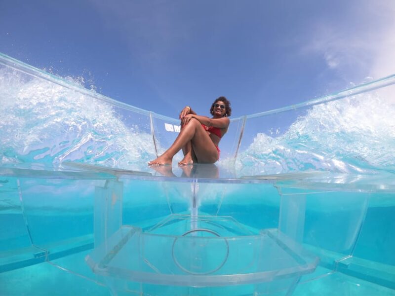 CLEAR BOAT in CANCUN 1.5 Hours Adventure Great for Pictures! - Key Points