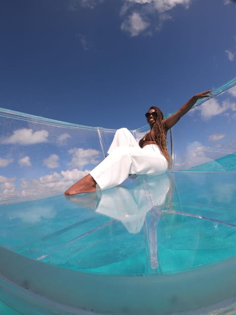 CLEAR BOAT in CANCUN 1.5 Hours Adventure Great for Pictures! - Tour Inclusions