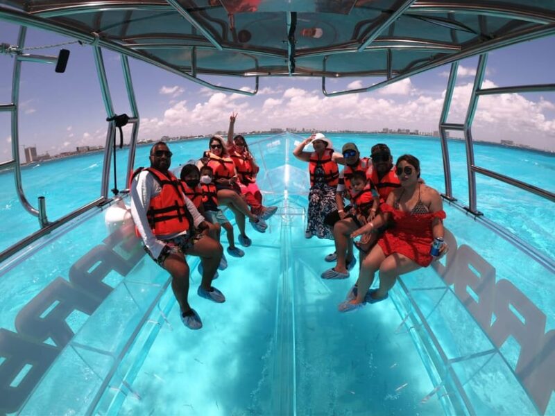 Clear Boat in Cancun, 1 Hour Tour to Enjoy the Views! - Experience and Itinerary