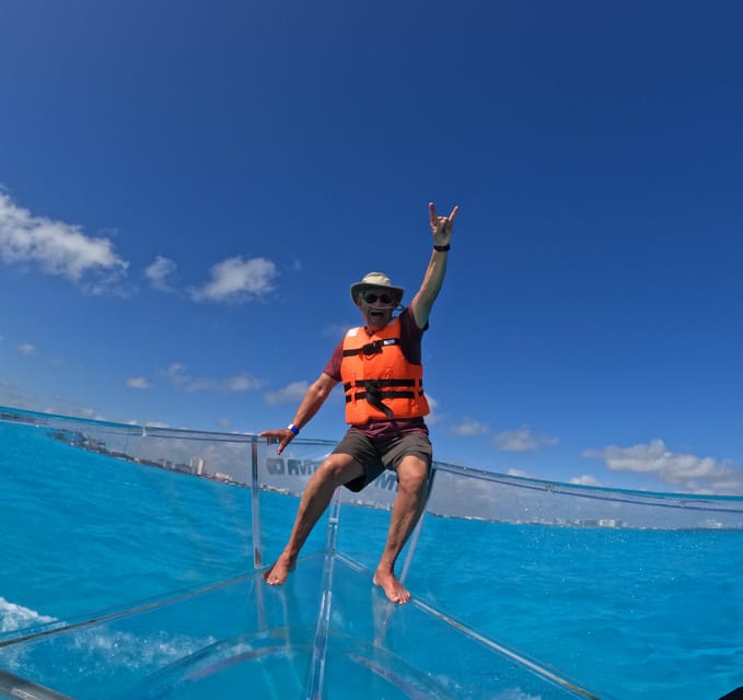 Clear Boat in Cancun, Two Hours Tour to Enjoy the Views! - Key Points