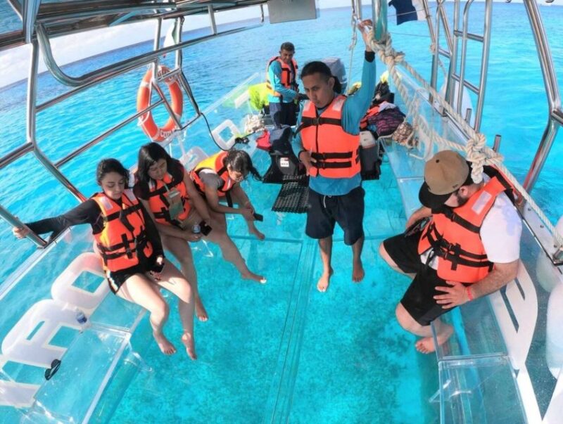 Clear Boat Tour in Cozumel - Tour Itinerary