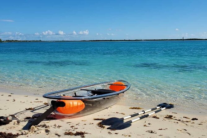 Clear Bottom Kayak Mangrove Eco Tour - Visiting Little Water Cay