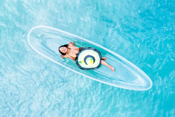 Clear Kayak/ Boat Drone Photoshoot in Montego Bay - Pickup and Transportation