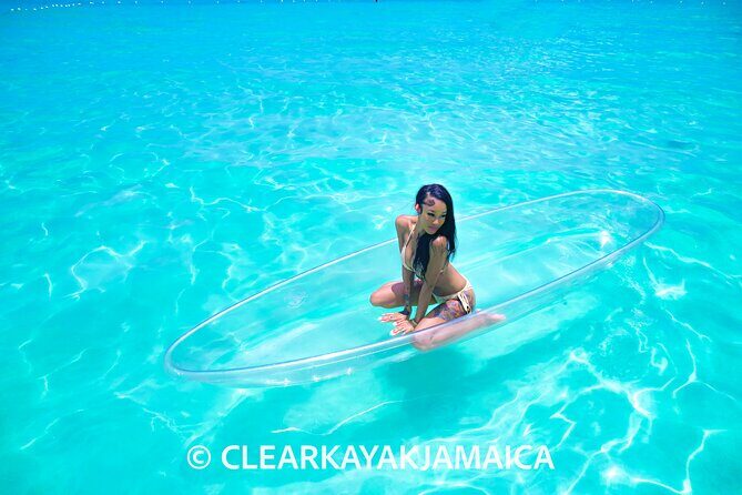 Clear Kayak Drone Video & Photoshoot near Ocho Rios Jamaica - Who Will Love This?