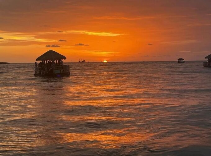 Clearwater Beach: Sunset Tiki Cruise - Activity Duration and Language