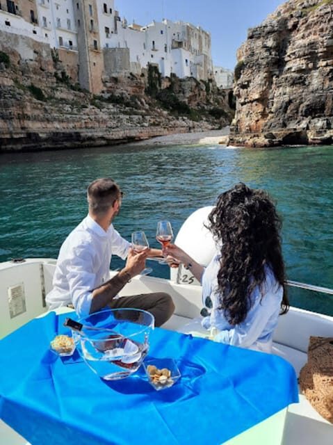 Coast and Caves of Polignano:Boat Tours,Drinks,Swimming,Music and Fun - Since Your Asked