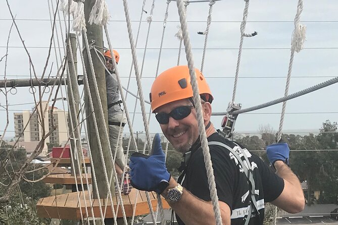 Cocoa Beach Aerial Adventures Ticket - Adventure Options and Difficulty Levels