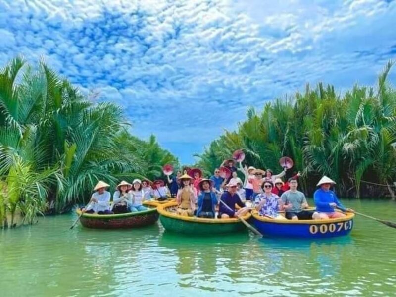 COCONUT JUNGLE BASKET BOAT, LANTERN MAKING From Danang/Họian - Meals and Inclusions